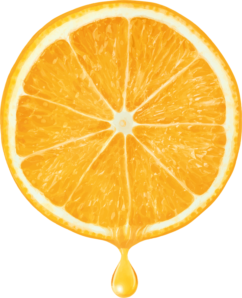 Aufgeschnittene Orange